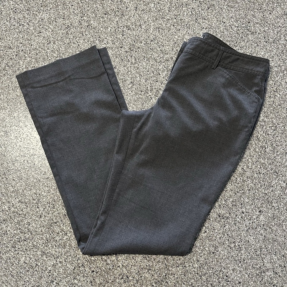 Express Pants Womens‎ 8 R 31x32 Editor Mid Rise Relaxed Gray Stretch Career Pant